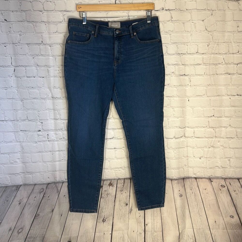 Everlane‎ Mid Rise Skinny Jeans Medium Wash Cotton size 33